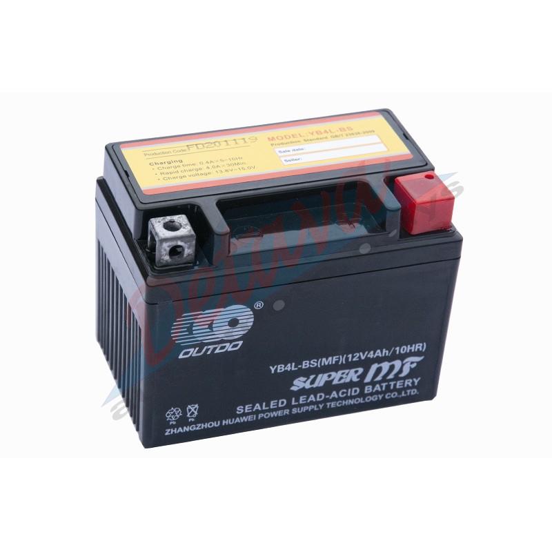 Akumuliatorius OUTDO (HUAWEI) YB4L-BS (MF) AGM (gelinis) 12V 4Ah