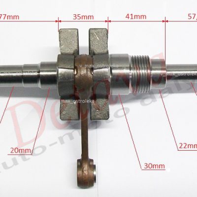 Alkūninis velenas TGB 50-70cc 2T
