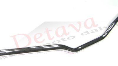Vairas universalus plieninis chromuotas 25.4mm