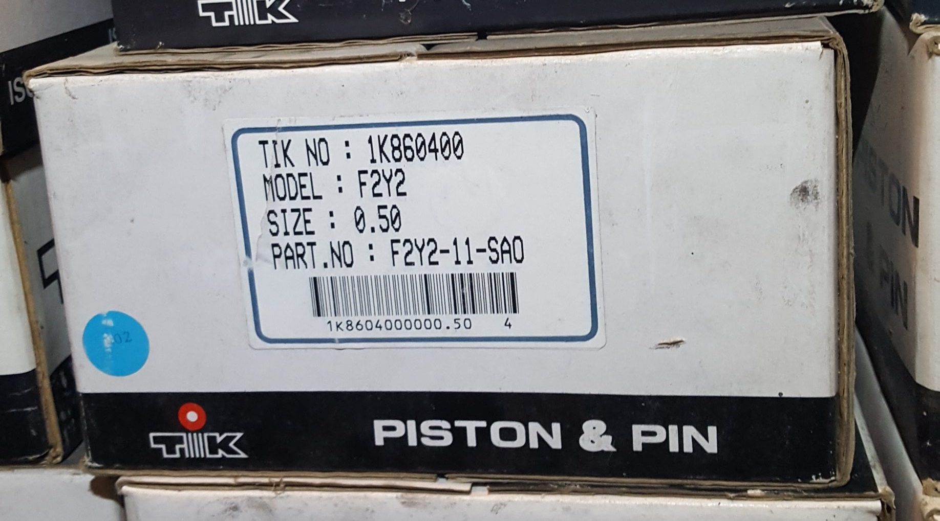 TIK stūmoklių k-tas MAZDA F2 +0.50 2.0 16V 86.5*71.50;22*66 - Image 2