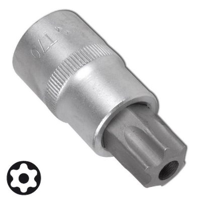 T-Star antgalis su skyle įpresuotas į galvutę 1/2" (vidinis kvadratas 12,5mm)
