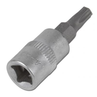 T-Star antgalis įpresuotas į galvutę 1/4" (vidinis kvadratas 6,3mm)