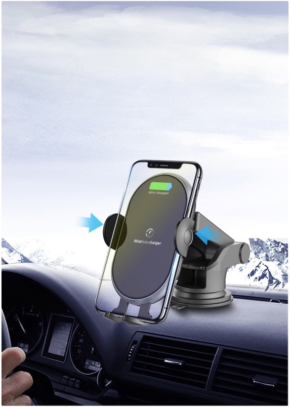 Automobilinis belaidis įkroviklis (CAR WIRELESS CHARGER) - Image 3