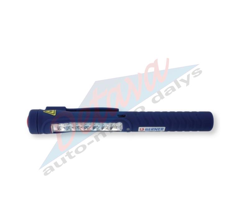 Žibintuvėlis Berner 7+1 LED Micro USB