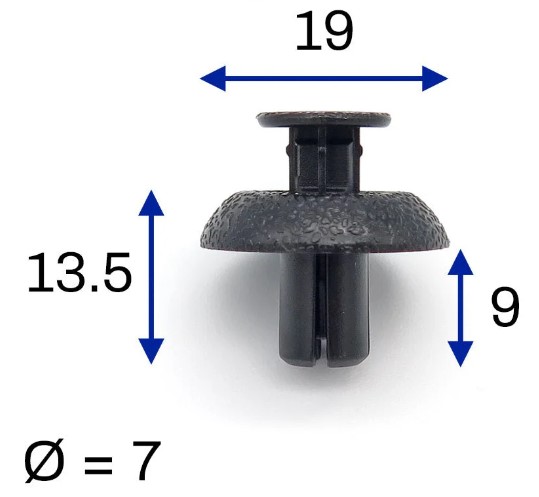 Laikiklis 7mm Toyota, Lexus 9046707217 - Image 4